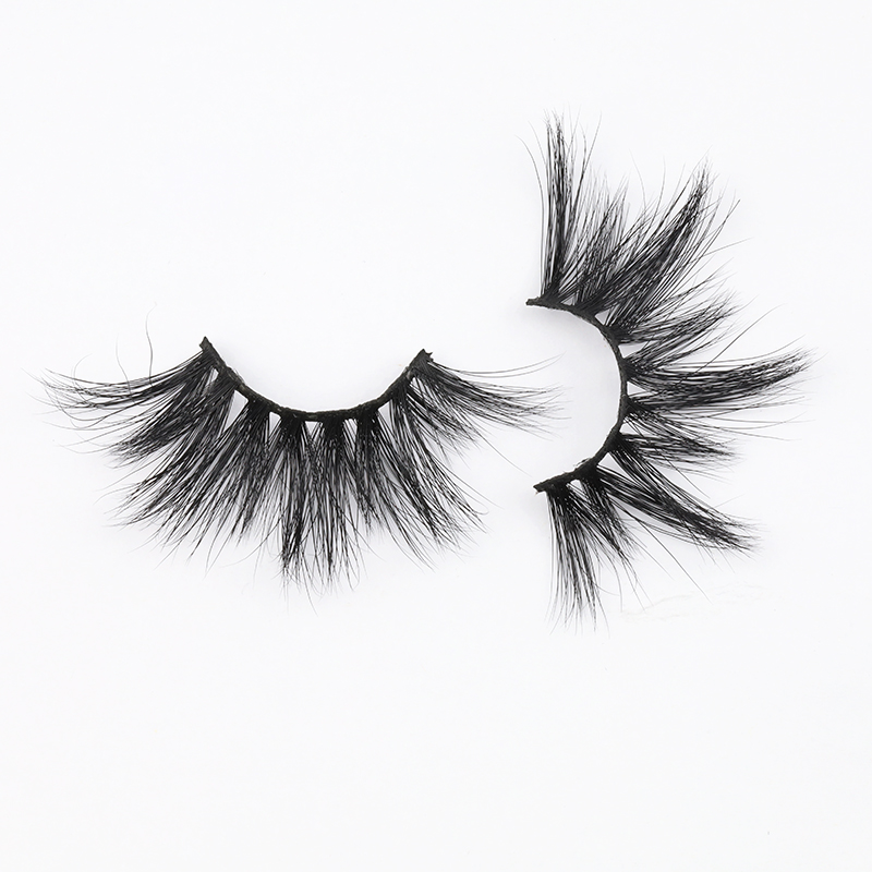Private Box for 100% Real Mink Fur 25mm Strip Lashes Attractive and Dramactic in the US 25mm Eyelashes YY120